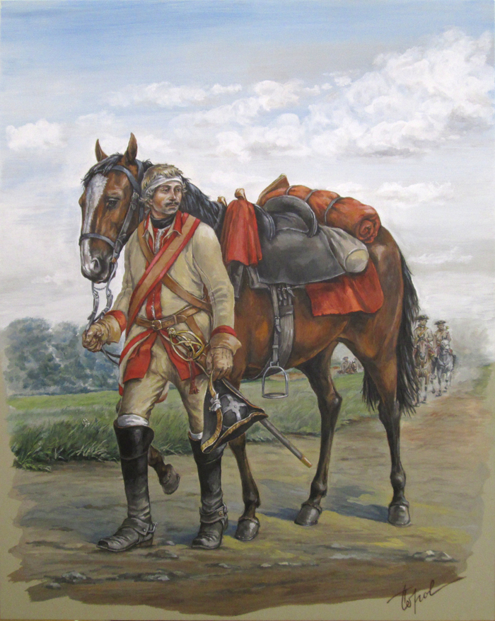 Кирасир 1758 год. Россия