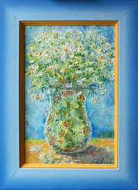 Голубой букетик