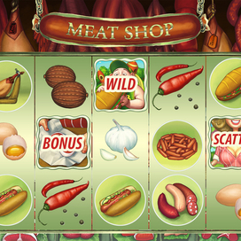 Meat shop (барабан с иконками)