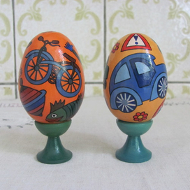 Деревянные яйца для ребёнка