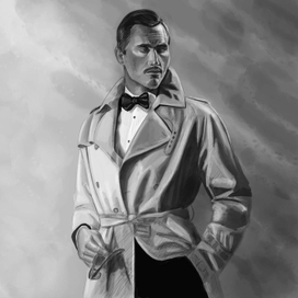 Портрет джентльмена в стиле Америки 50-х