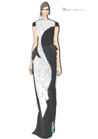 платье эскиз