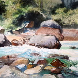 Горный поток-2.Алтай.