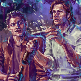 Тф и я, в мерцающем свете