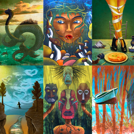 книжный колаж 