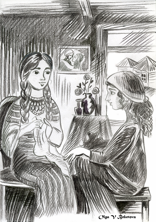 Иллюстрация к рассказу Хайя Санис