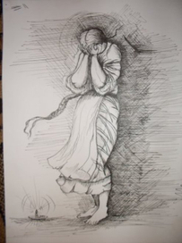 Иллюстрация к  поэме .Г.Шевченко "Катерина"