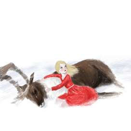 Герда и олень