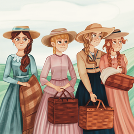 Обложка для книги «Маленькие Женщины»