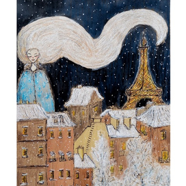 Зима в Париже