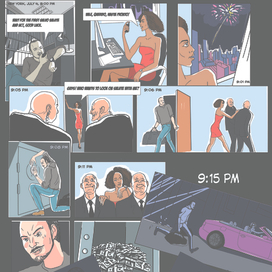 Комикс про ограбление