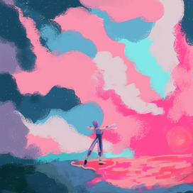 Аква из игры "Kingdom Hearts"