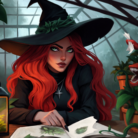 Witch. Illustration. Character Design. Concept
