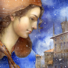 "Красные розы Казановы". Риточка. Иллюстрация. 