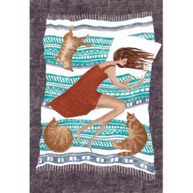 Открытка для антикафе «Котеешная»