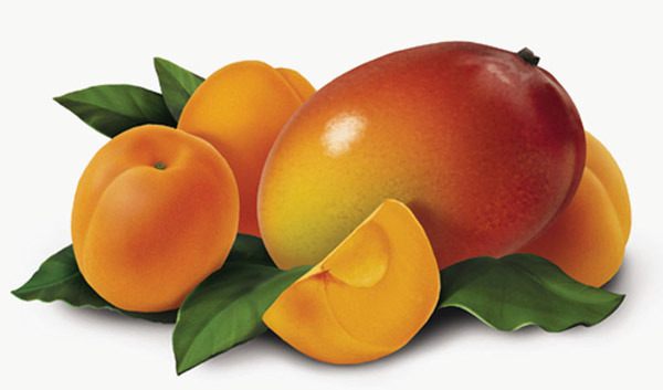 манго-абрикос для "фругурта"