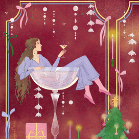Иллюстрация "Новогодняя ночь"