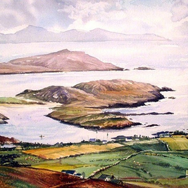 Фиорды Атлантического океана.Ирландия.