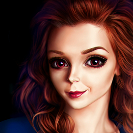 Юля в аниме-стиле