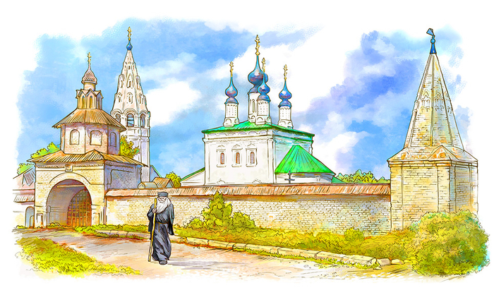 Александровский монастырь в Суздале