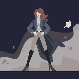 Дама детектив