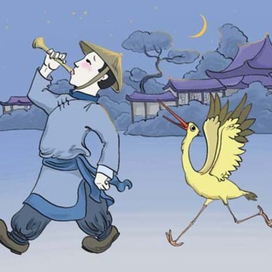 Желтый аист_5