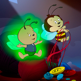 Пчелка и сверчок