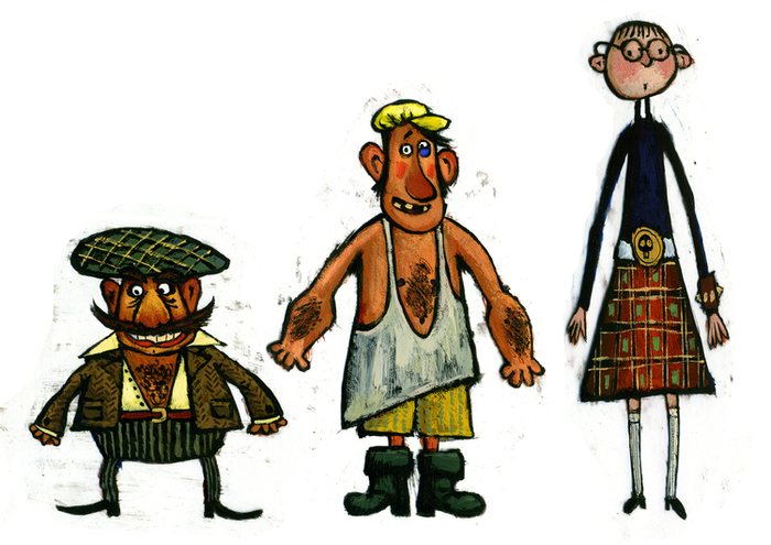 эскиз персонажей 02