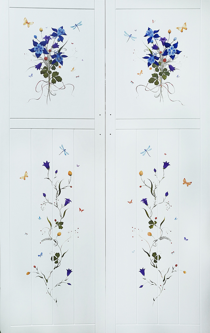 Роспись шкафа в стиле "Прованс"