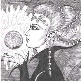 Иллюстрации к роману А.Толстого "Аэлита"