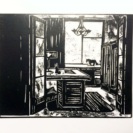 Отец ушел в кабинет