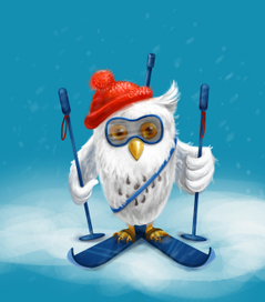 Bubo. Сов-биатлонист 