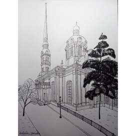 Графика. Петропавловка