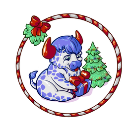 Новогодний коровёнок