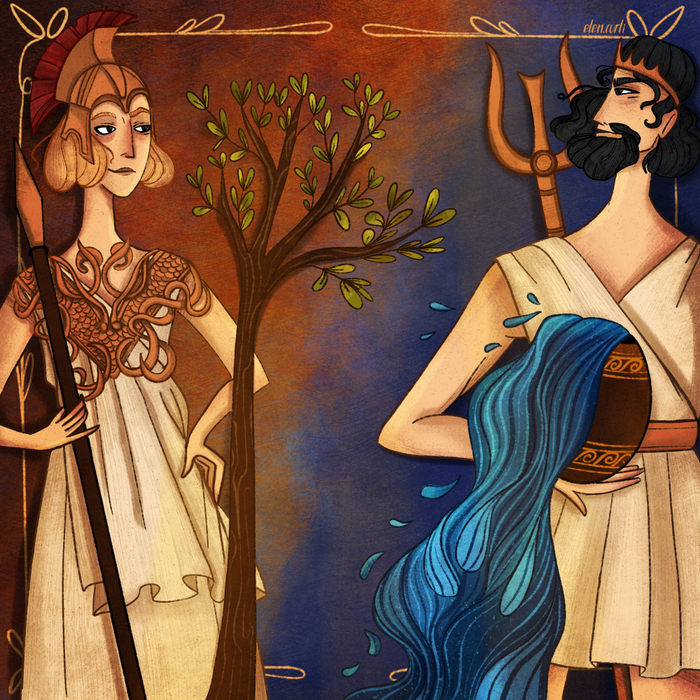 Спор Афины и Посейдона