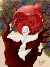 Гранатовая девушка