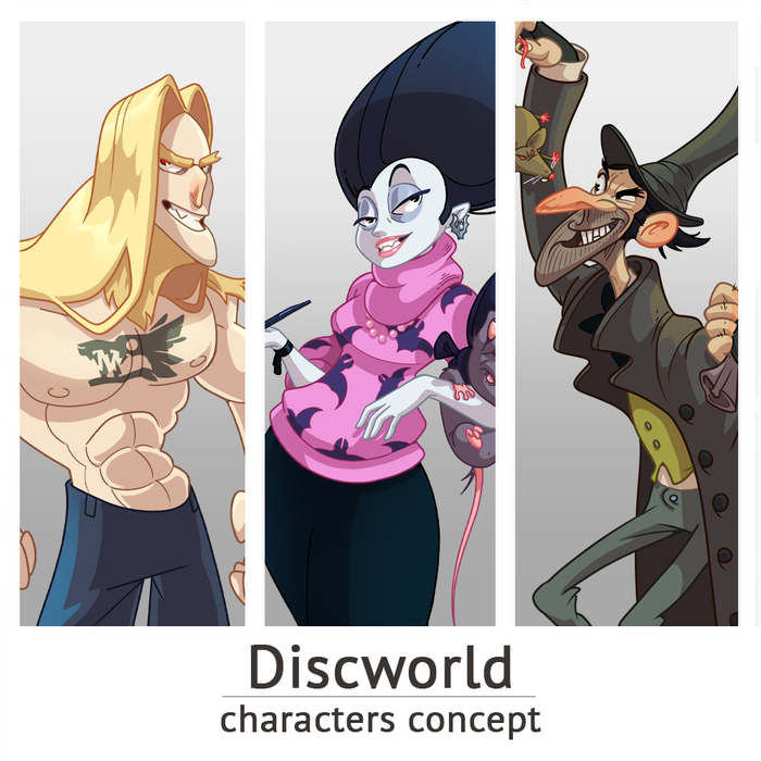 персонажи плоский мир