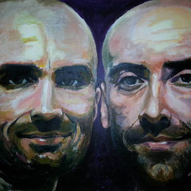 Автопортрет с братом