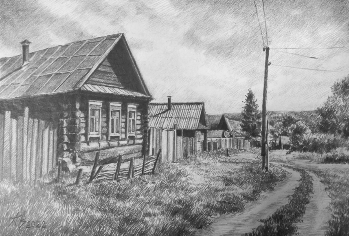 Деревенский пейзаж 