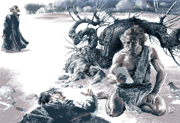 Король Лир. Эдгар читает письмо