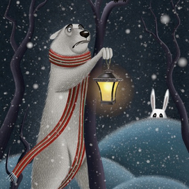 Мишка в лесу