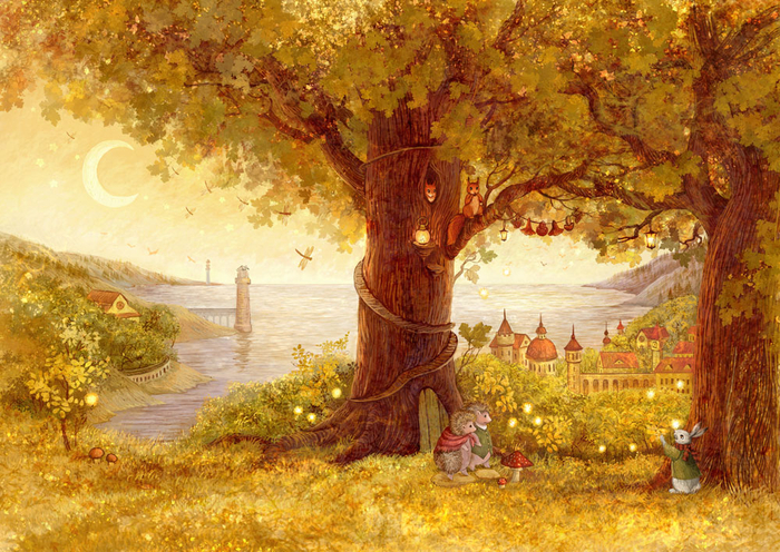 Маленькие крылья. Иллюстрация на обложку