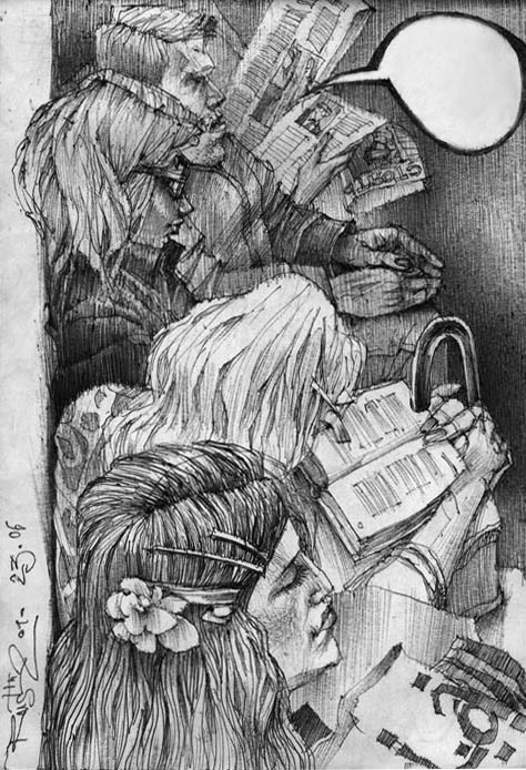 Читающие в метро