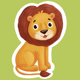 Lion. Animals of Africa