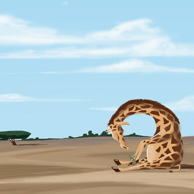 The Lonely giraffe1