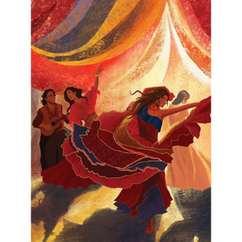  Иллюстрация для сборника сказок О. Уайльда. Издательство Metamorphoses. 