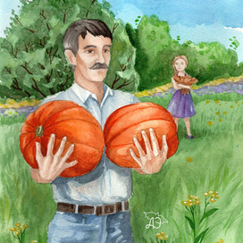 Иллюстрация о Соне. Урожай