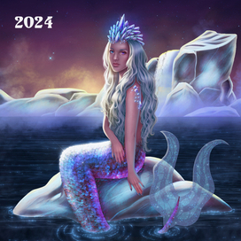 Декабрь - Снежная русалка