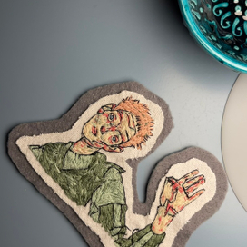 Вышивка. Эгон Шиле