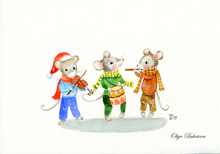 Новогодние мышки